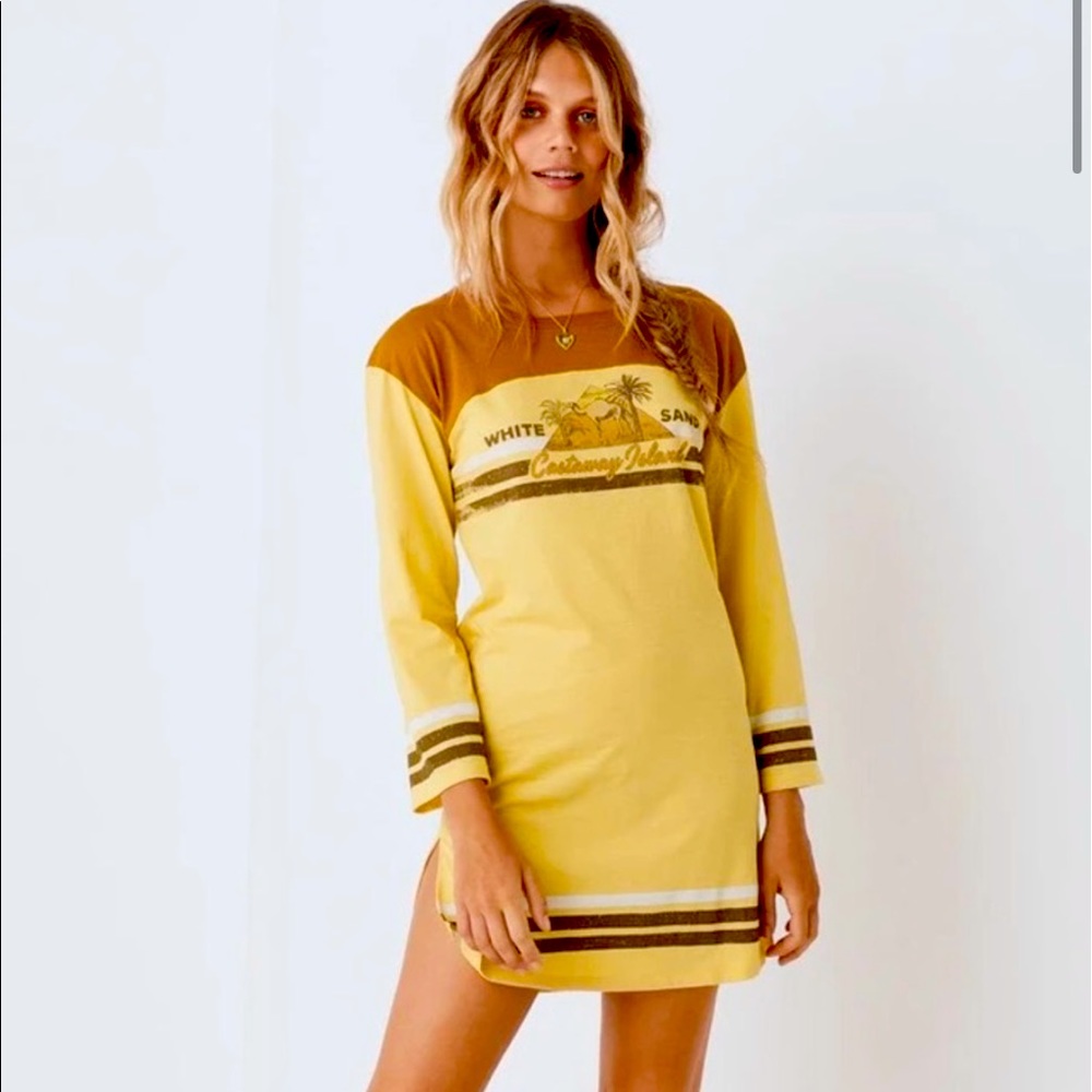 Returned: Spell & the Gypsy tee shirt mini dress, small ‘stain’ fr hand dye tcnq